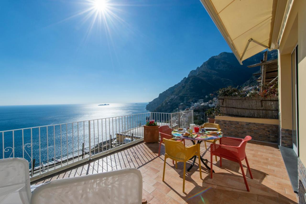 Le Ali Sul Mare,Near Elevator, Few Steps,Parking Villa Positano Exteriör bild