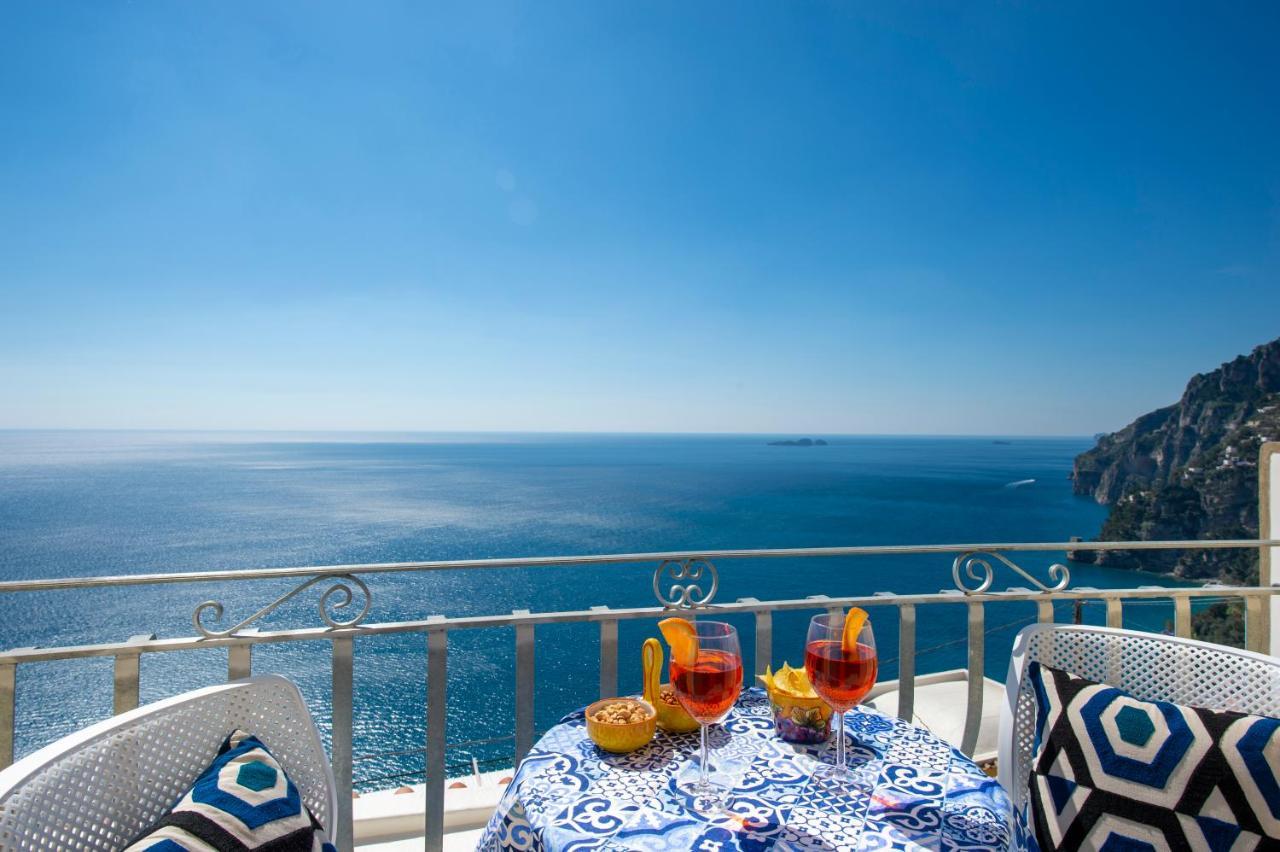 Le Ali Sul Mare,Near Elevator, Few Steps,Parking Villa Positano Exteriör bild